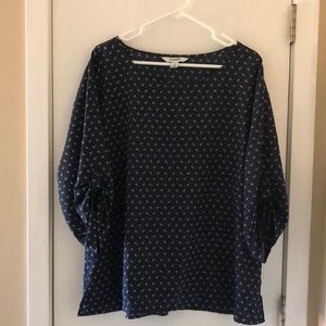 Anchor print blouse